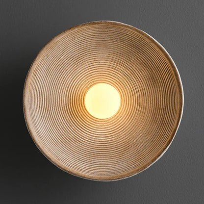 Rustic Wood Wall Sconce | Handcrafted LED Wall Light
